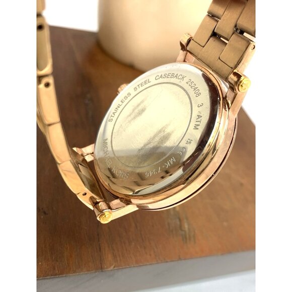Michael Kors Women's Watch MK7346 Corey Quartz Rose Gold Stainless Steel 38mm - Picture 7 of 14